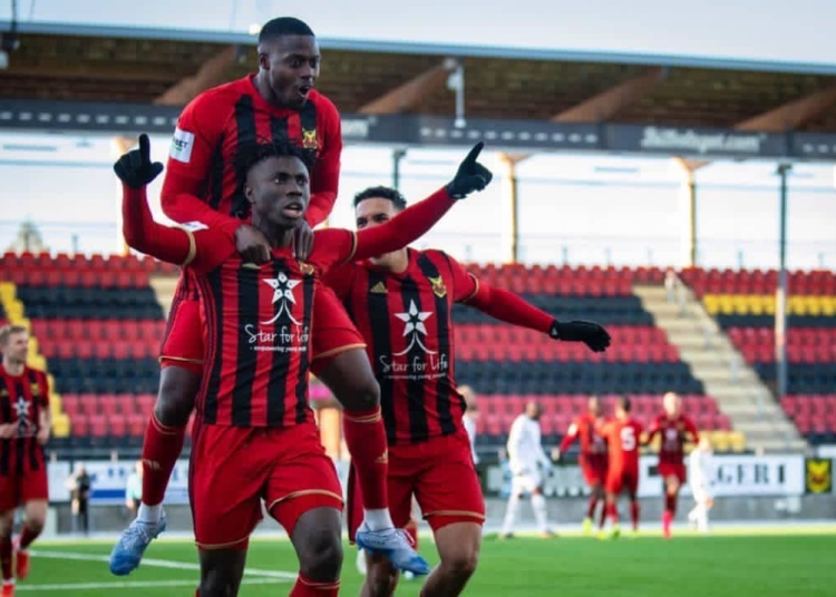 Ex Nasarawa United Striker Attah Scoring For Fun In Sweden, Bags Hattrick