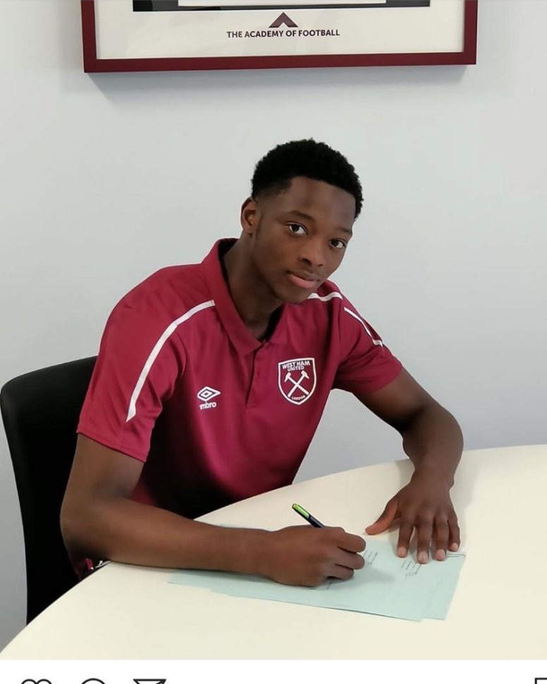 Nigeria U17 Goalkeeper Jinadu Signs Professional Contract With West Ham Alongside “New Okocha”