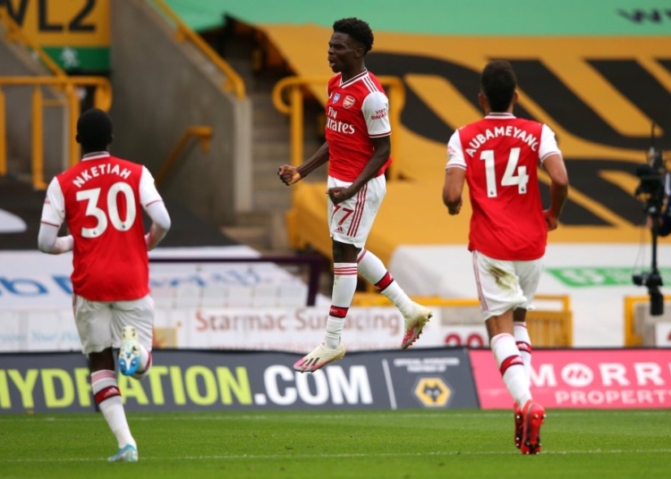 England Senior National Team Calls Out Saka After First Premier League Goal For Arsenal