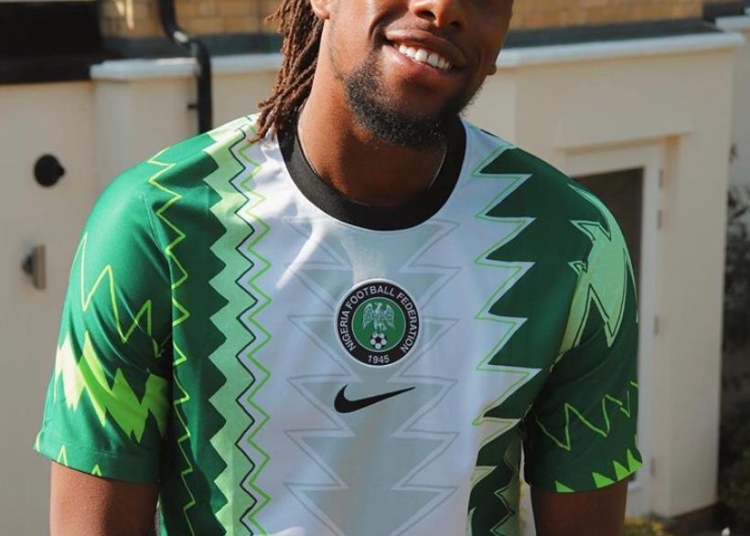 See Picture: Samuel Chukwueze Slays In Agbada Version Of Latest Super Eagles Kit