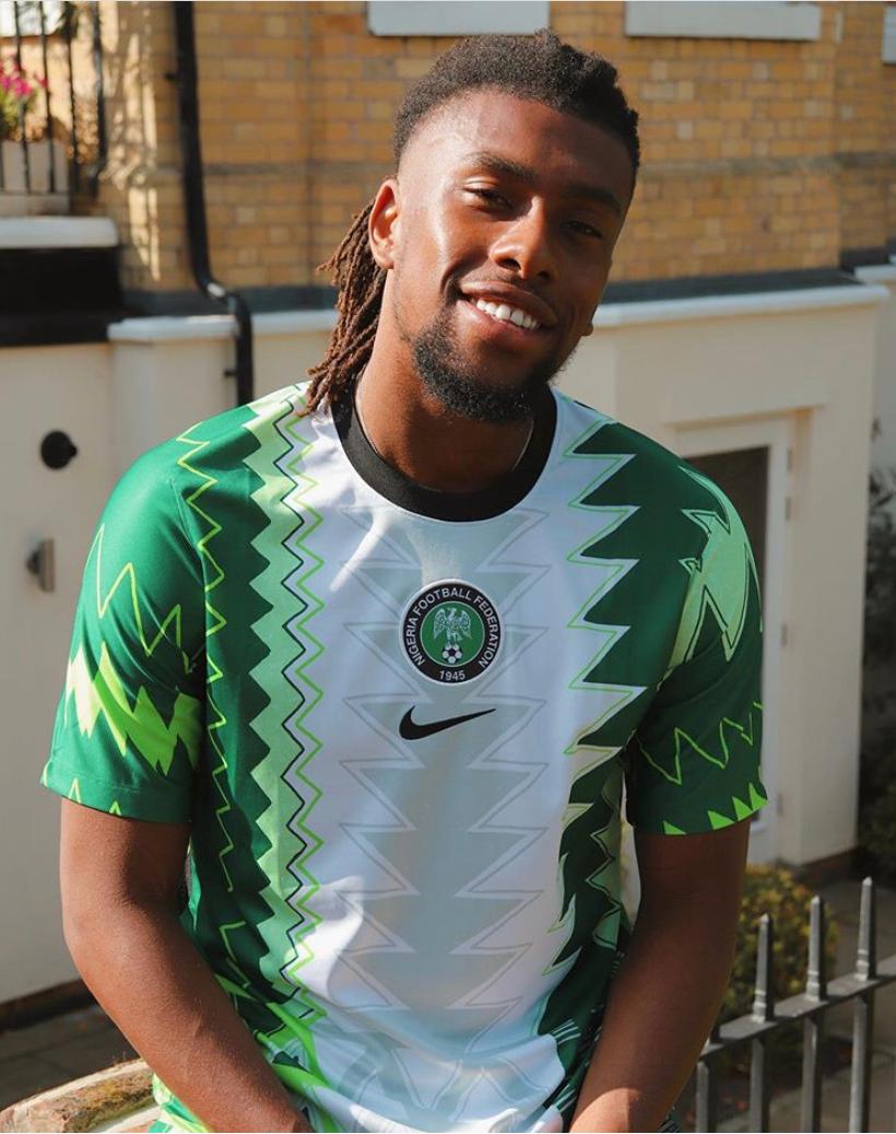 See Picture: Samuel Chukwueze Slays In Agbada Version Of Latest Super Eagles Kit