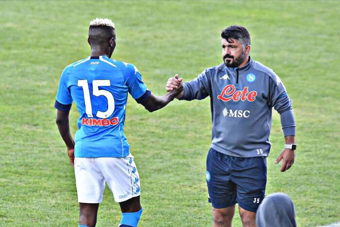 Osimhen Reveals Gattuso’s No Nonsense Coaching Style – He’ll Never Bullsh*t You