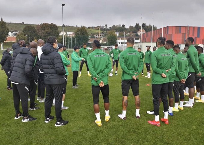 Details Of Super Eagles Second Training Session, Musa Steals The Show, Onuachu Stars, Chukwueze Dazzles, Dessers Struggles