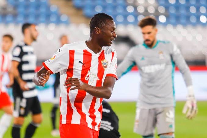 Give Me A Chance- Red Hot Almeria Striker Sadiq Umar Reaches Out To Rohr