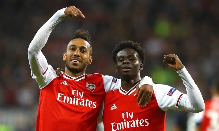 Aubameyang Taunts Bukayo Saka’s Decision To Pick England Ahead Of Nigeria – You’re A Super Eagle