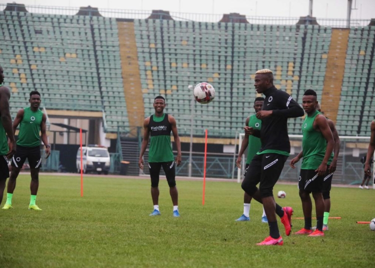 Details Of Super Eagles Training Session- Musa, Osimhen, Chukwueze Power Team To Win In Practice Match