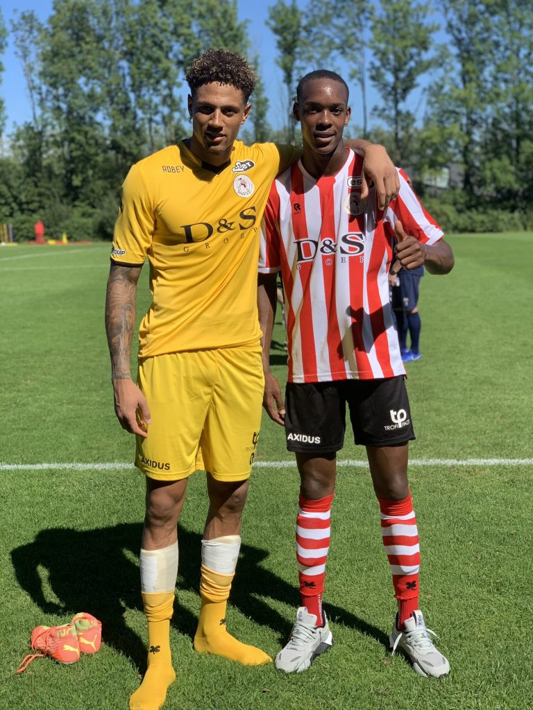 18 Year Old Nigerian Emegha Scores, Wins MOTM, Okoye Picks 9th Clean Sheet Of The Season For Sparta