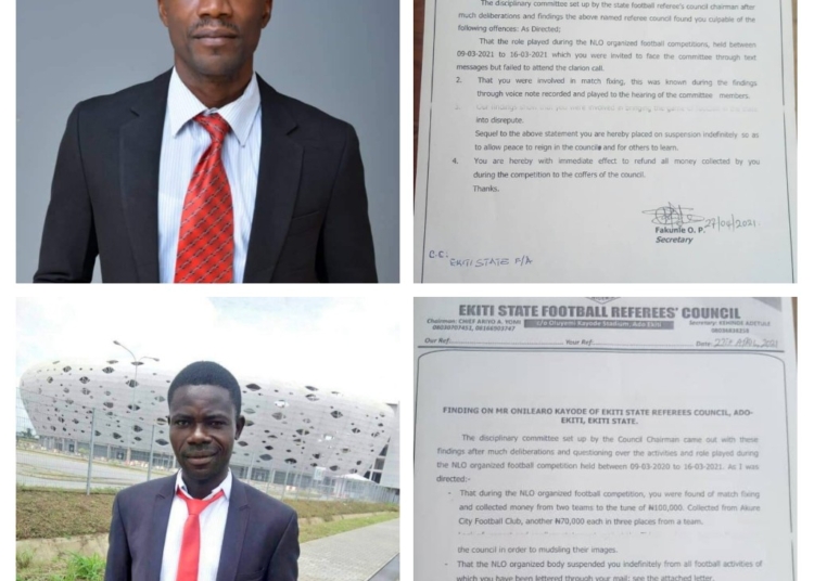 Two Nigerian Referees Suffer Indefinite Ban For Collecting Bribe Worth Over 300K Naira To Fix Games