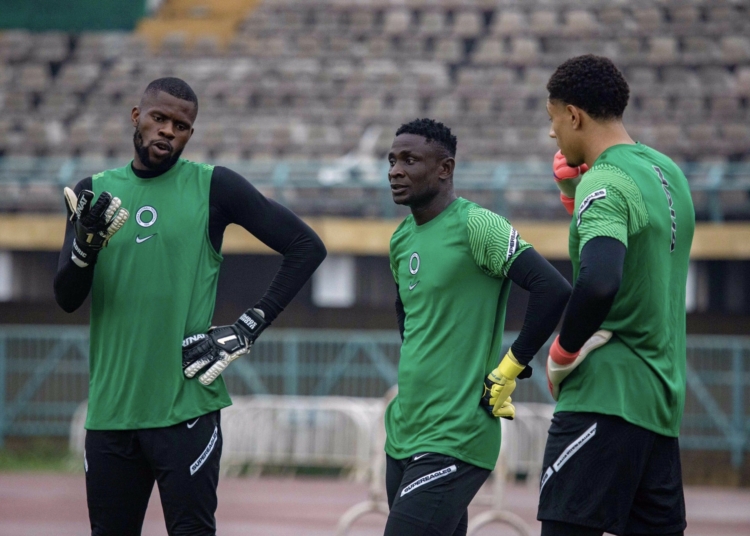 Maduka Okoye Shines In Goalkeeper’s Drill Ahead Of Super Eagles Friendly Game Against Cameroon