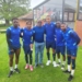 Picture- One Missing As NFF President Amaju Pinnick Pose With Six Nigerian Players At EPL Side Watford