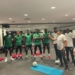 Super Eagles Return To The Gym Today After Interruption Of Yesterday’s Session