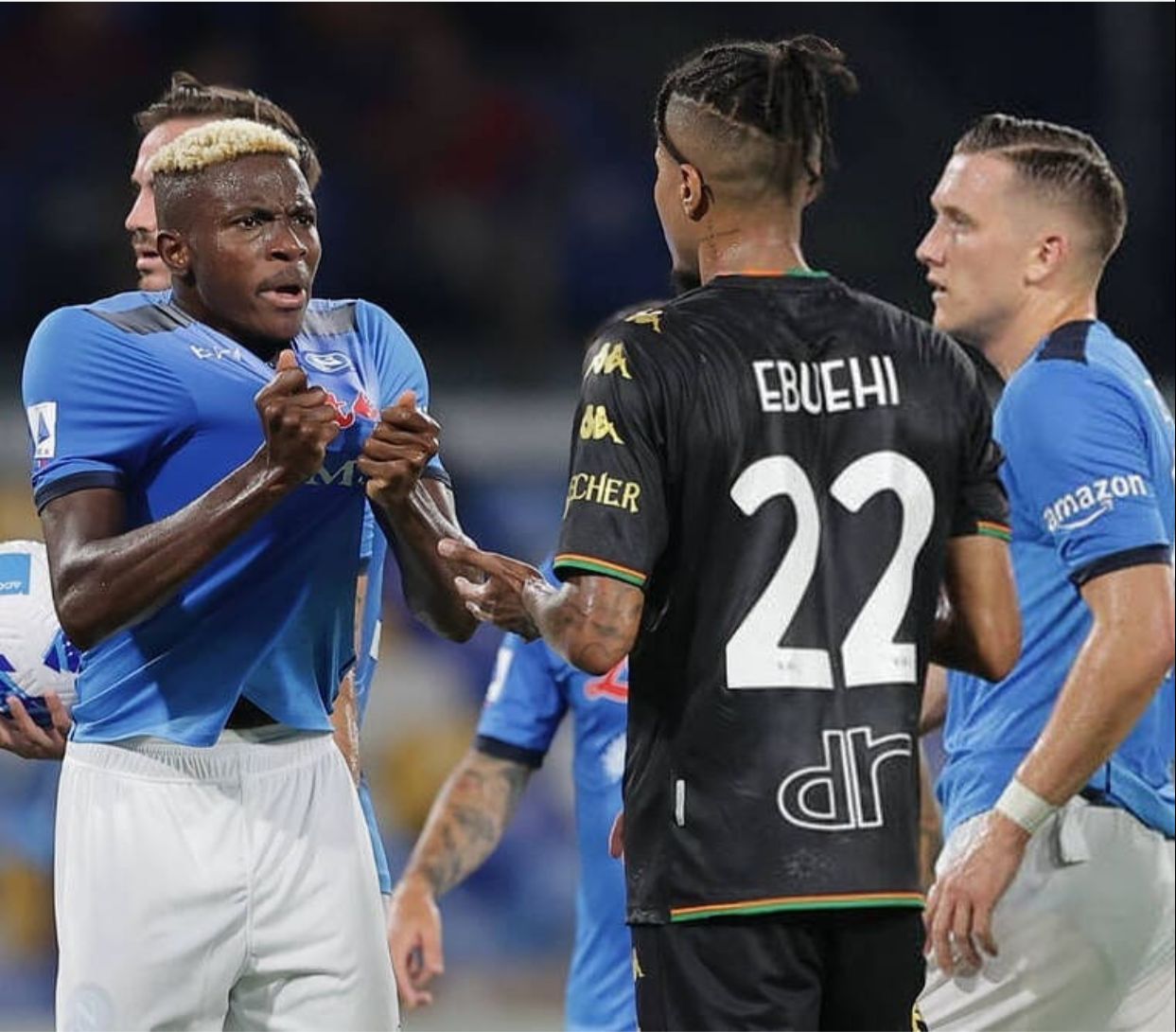 Italian FA Slam 2 Million Naira Fine, Two Match Ban On Victor Osimhen Over Red Card Incident
