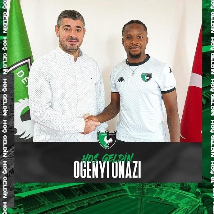 18 Months After Contract Termination , Ogenyi Onazi Re-Signs For Turkish Side Denizlispor