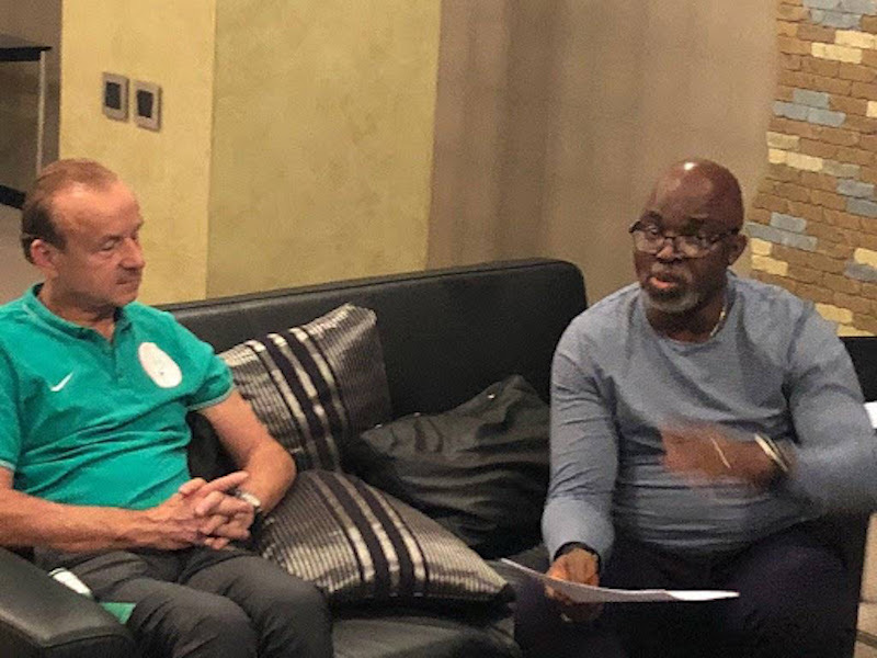 Qualifying For World Cup 2022 Is Non-Negotiable – NFF Boss Pinnick Warns Rohr Ahead Of Start Of Qualifiers