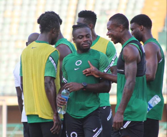 Top Five Performers In Super Eagles Training- Iheanacho, Kingsley Michael, Osimhen And Two Others