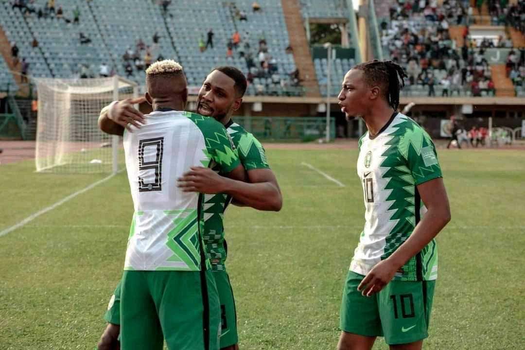 Rohr Defends Ighalo, Osimhen Combination In Attack