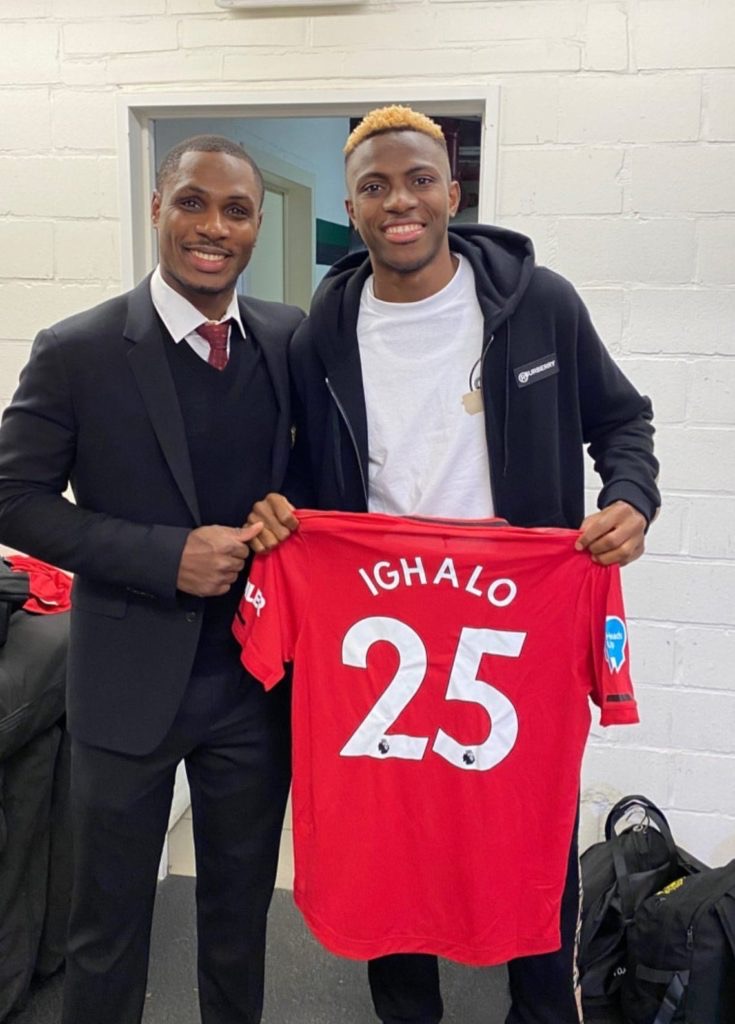 Ighalo Reach Compromise With Osimhen Over Super Eagles Jersey Number 9, Switch To New Number