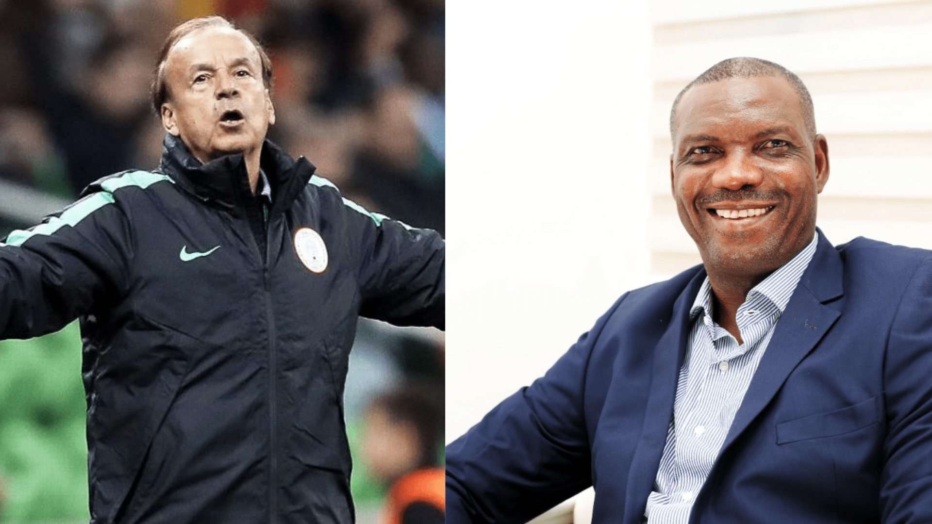 Rohr- Eguavoen Was Employed As Technical Director By NFF One Year Ago With Eyes On Super Eagles Job