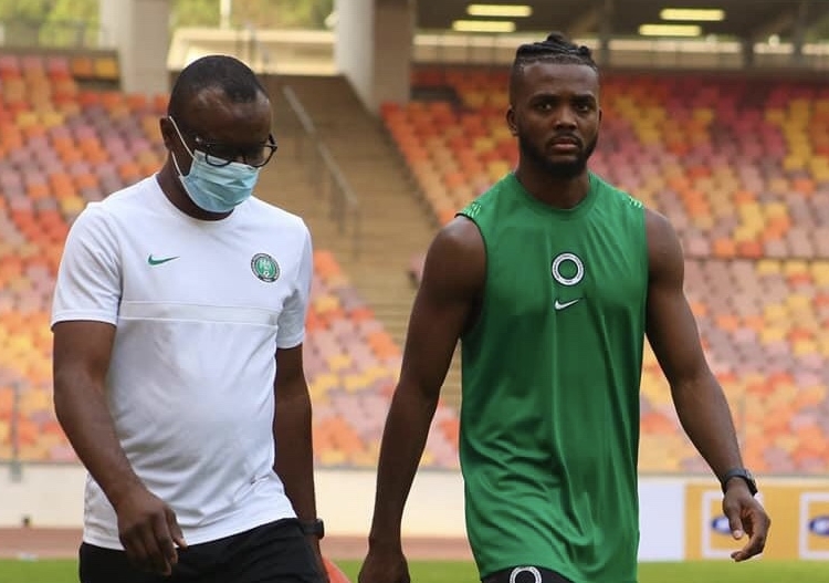 Super Eagles Defence Crisis- Injured Awaziem Trains Separately, Omeruo Test Positive For Covid?