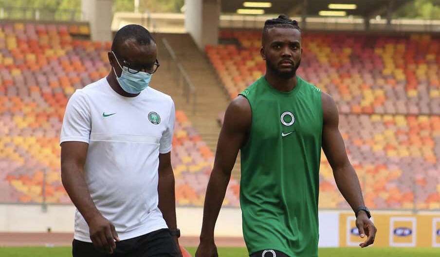 Super Eagles Defence Crisis- Injured Awaziem Trains Separately, Omeruo Test Positive For Covid?