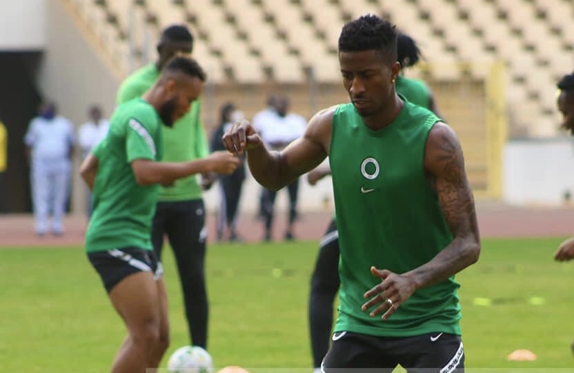 How Super Eagles Players Lined Up In First Full Training Session Ahead Of AFCON, Yobo Plays