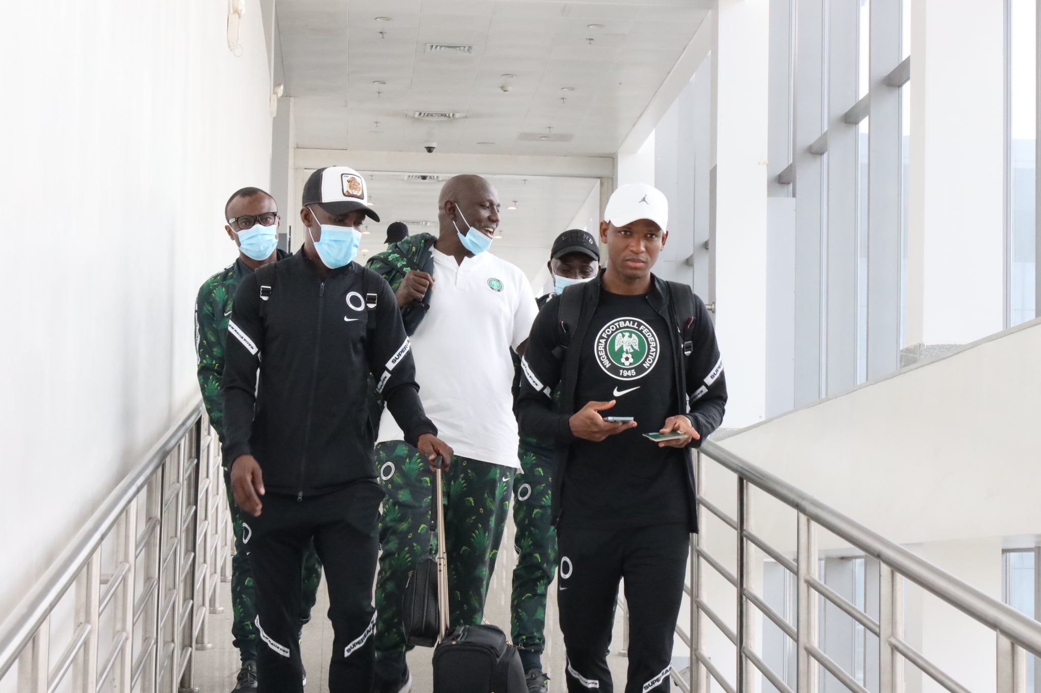 World Cup Playoff- Super Eagles Arrive Ghana With Cooks, Water And Will Conduct Private Covid-19 Test