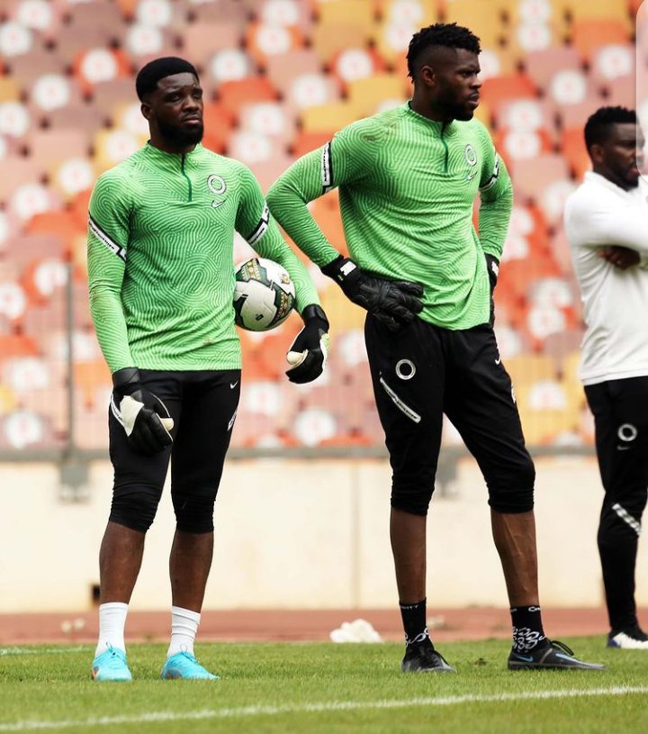 Uzoho’s Near Faultless Performance In Super Eagles Training Banish The Ghost Of Okoye