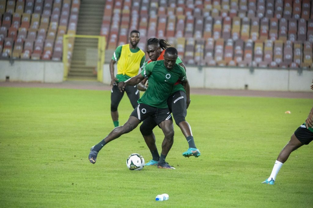 Oyibo Wall Expanded In Training- Super Eagles Could Line Up With All Players In Back Four Born Abroad