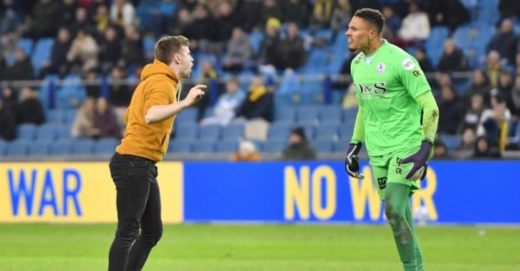 Maduka Okoye Made Me lose My Bet – Pitch Invader Explains Why He Attacked Super Eagles Goalkepper