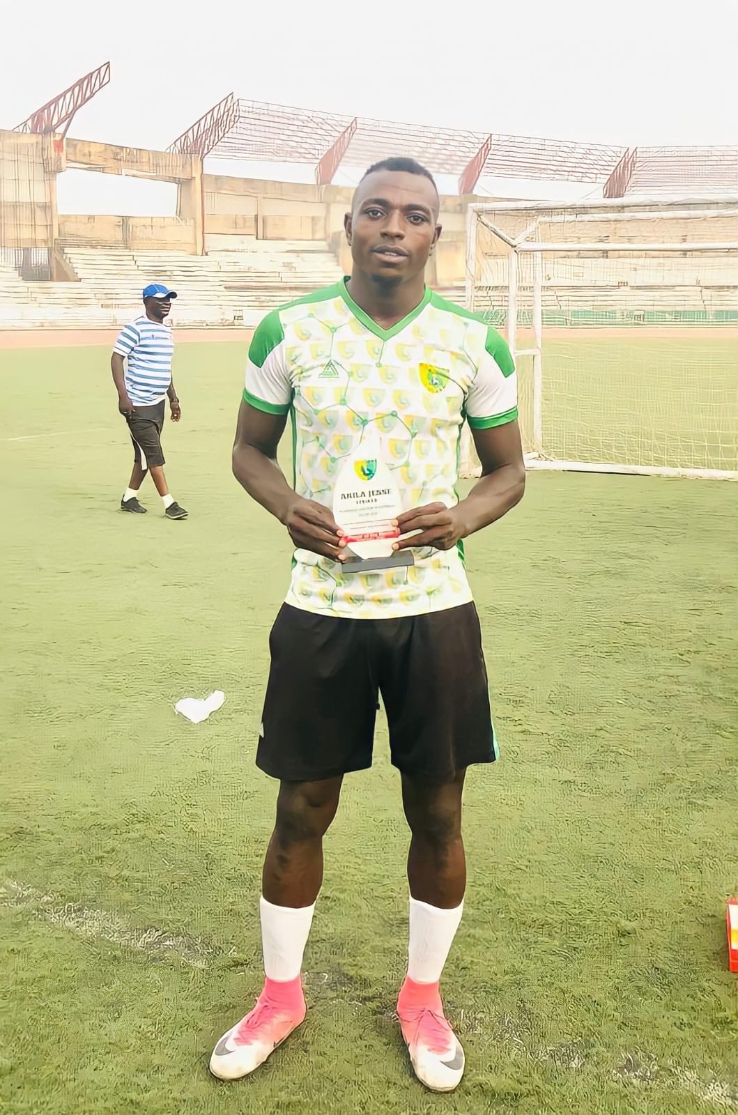 Plateau United Striker Akila Jesse Catches Attention Of Super Eagles Coach Peseiro