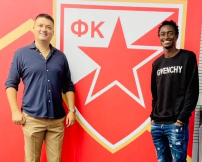 Red Star Belgrade Signs Younger Brother Of Super Eagles Forward On Four Year Deal