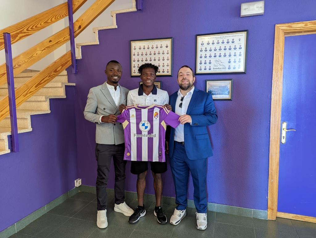 Real Valladolid Confirm Signing Of 19 Year Old Nigerian From Nigeria League One Side Valiant FC