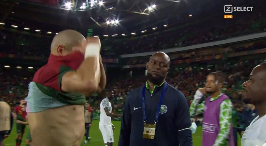 Exclusive – Why Super Eagles Coach Finidi George Dragged To Have Pepe’s Jersey With Moses Simon