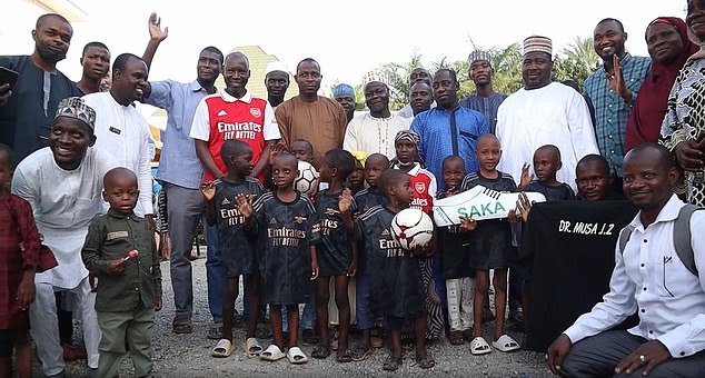 Saka Remembers His Nigerian Roots – Funds 120 Life-Changing Operations For Nigerian Children In Kano State