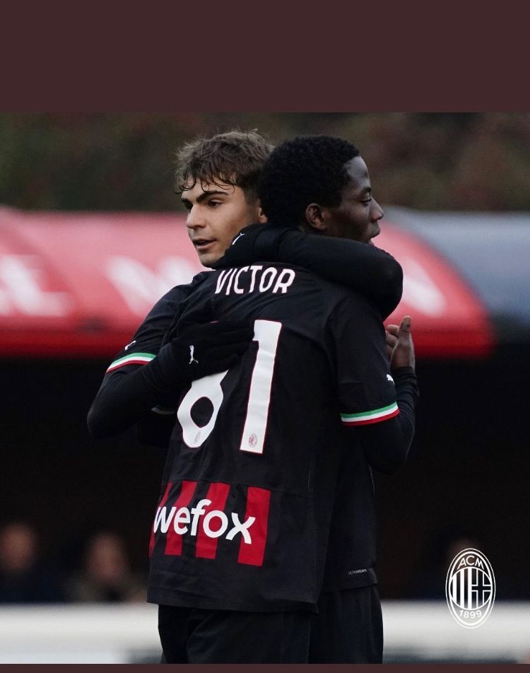 Nigeria U20 Target Bags Assists, Scores In Debut Game For AC Milan First Team