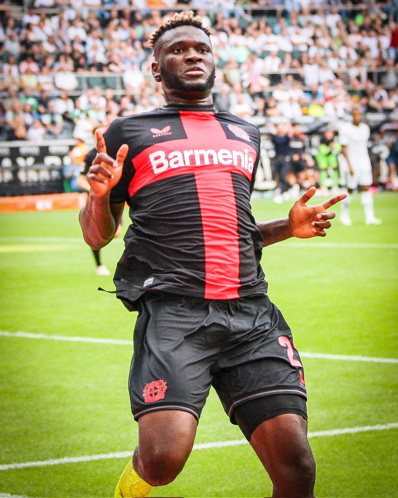 AFCON Qualifiers: Bayer Leverkusen Confirms Invitation Of New Signing Boniface To Super Eagles Squad