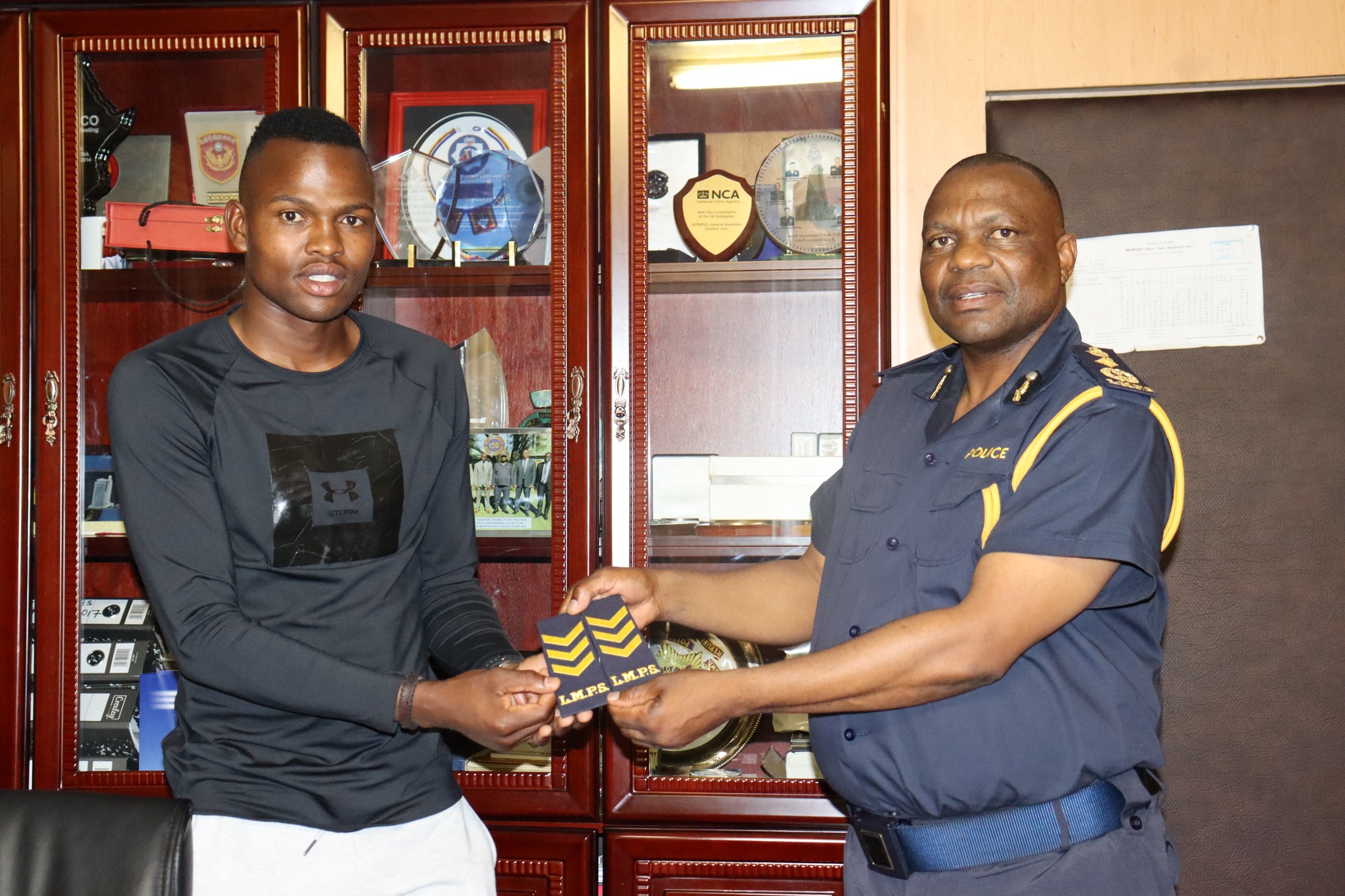 From Constable To Sergeant – Lesotho Police Service Promotes Goalkeeper For Heroics Against Super Eagles