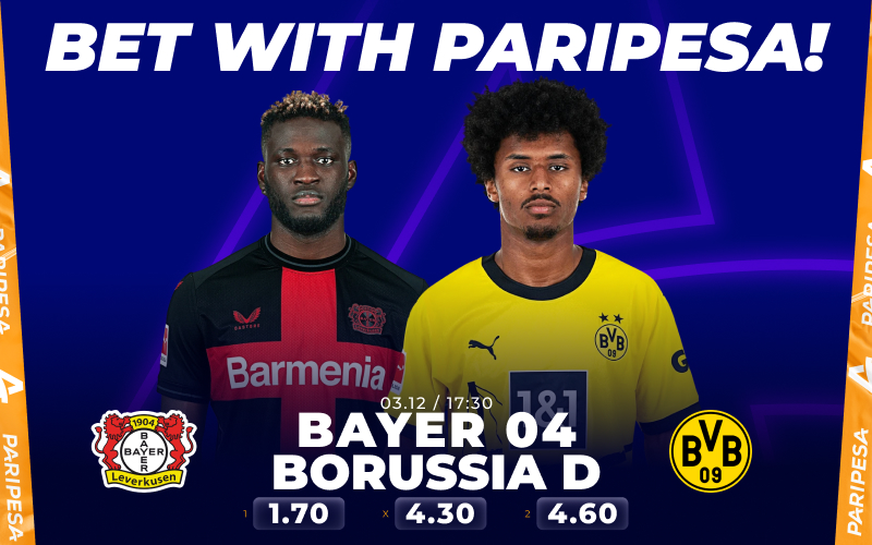 Weekend Betting Guide: TOP-5 Games To Win With ₦100,000 PariPesa Bonus