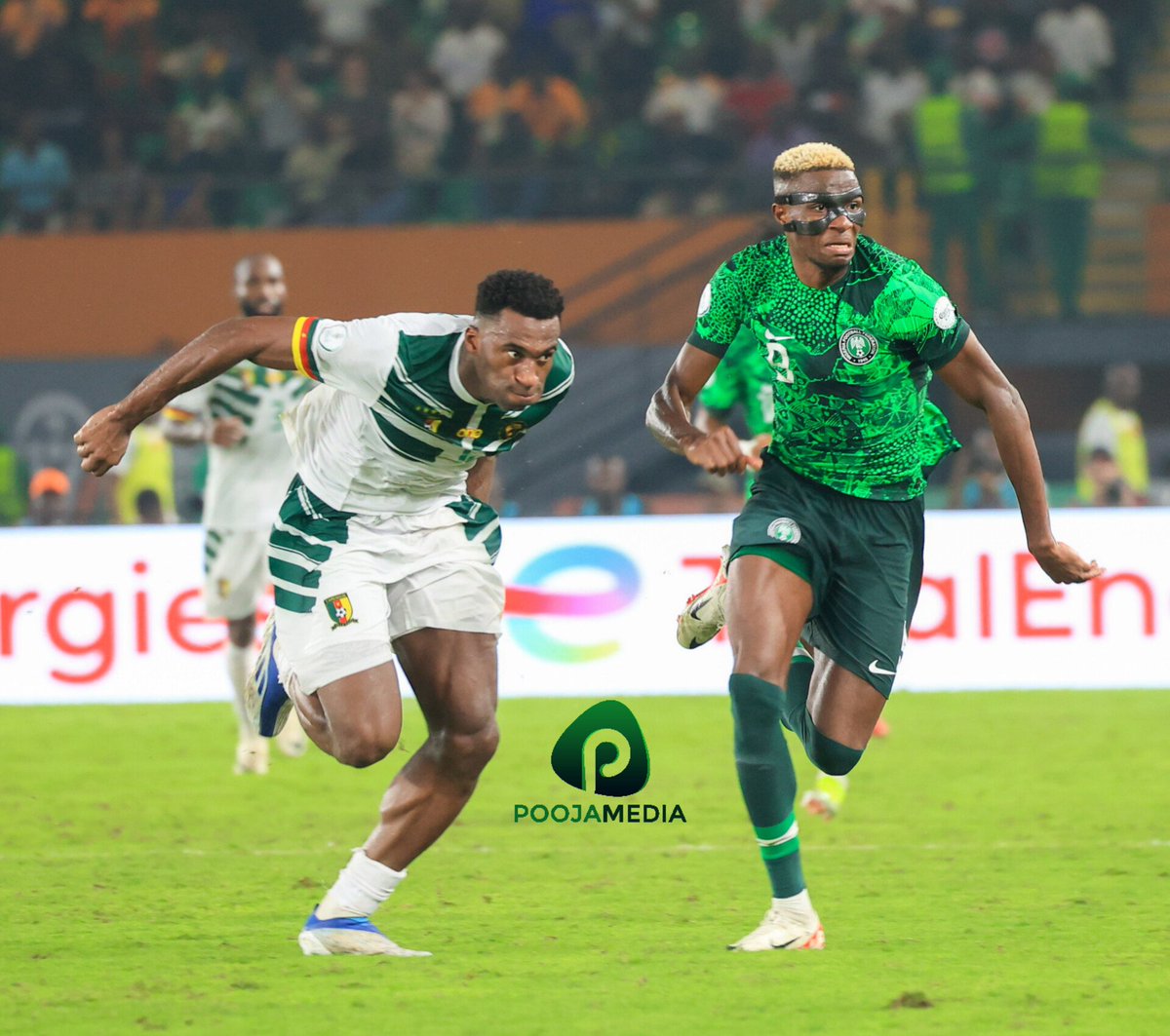 Osimhen Taken For Random Drug Test By CAF After “Battling Ram” Performance Against Cameroon