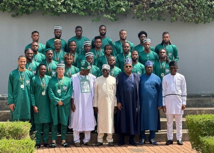 Tinubu Confers National Honour On Super Eagles Players, Gifts Them Houses In Abuja After Their AFCON Show