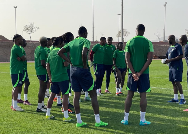 Details Of Super Eagles First Full Training Session With Finidi George, Shuns 3-4-3 Formation