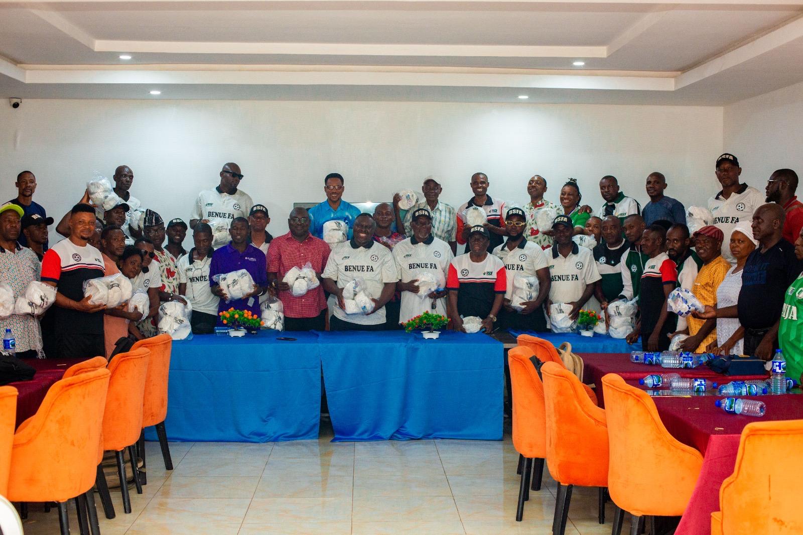 Super Eagles Star Donates 8 Sets Of Jerseys, 200 Balls To Benue State FA