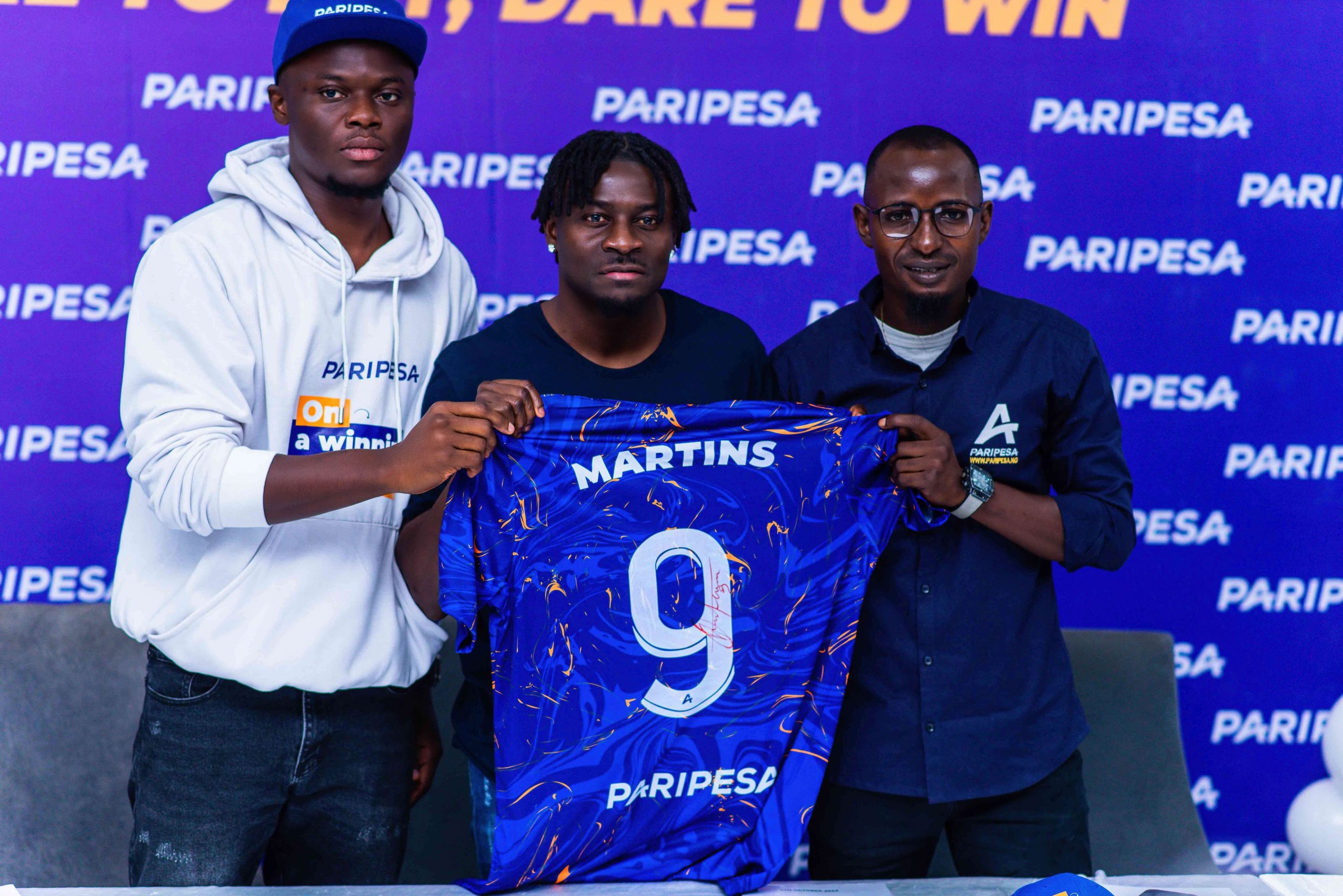 Football Legend Obafemi Martins Becomes PariPesa Bet Brand Ambassador, Secures Team’s 5-1 Victory