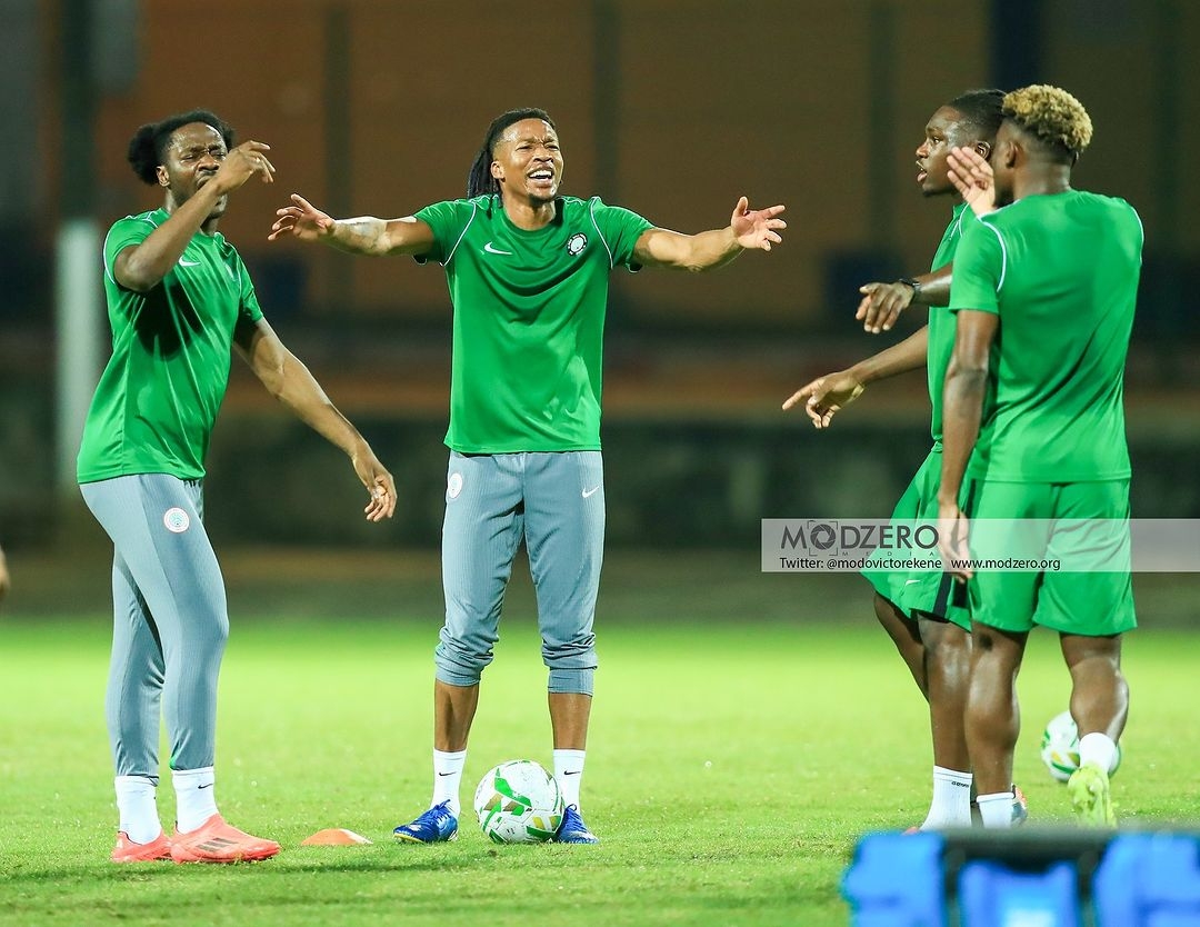 New Boy Osho Shines In Super Eagles Training, Wows Eguavoen Ahead Of Benin Republic Game