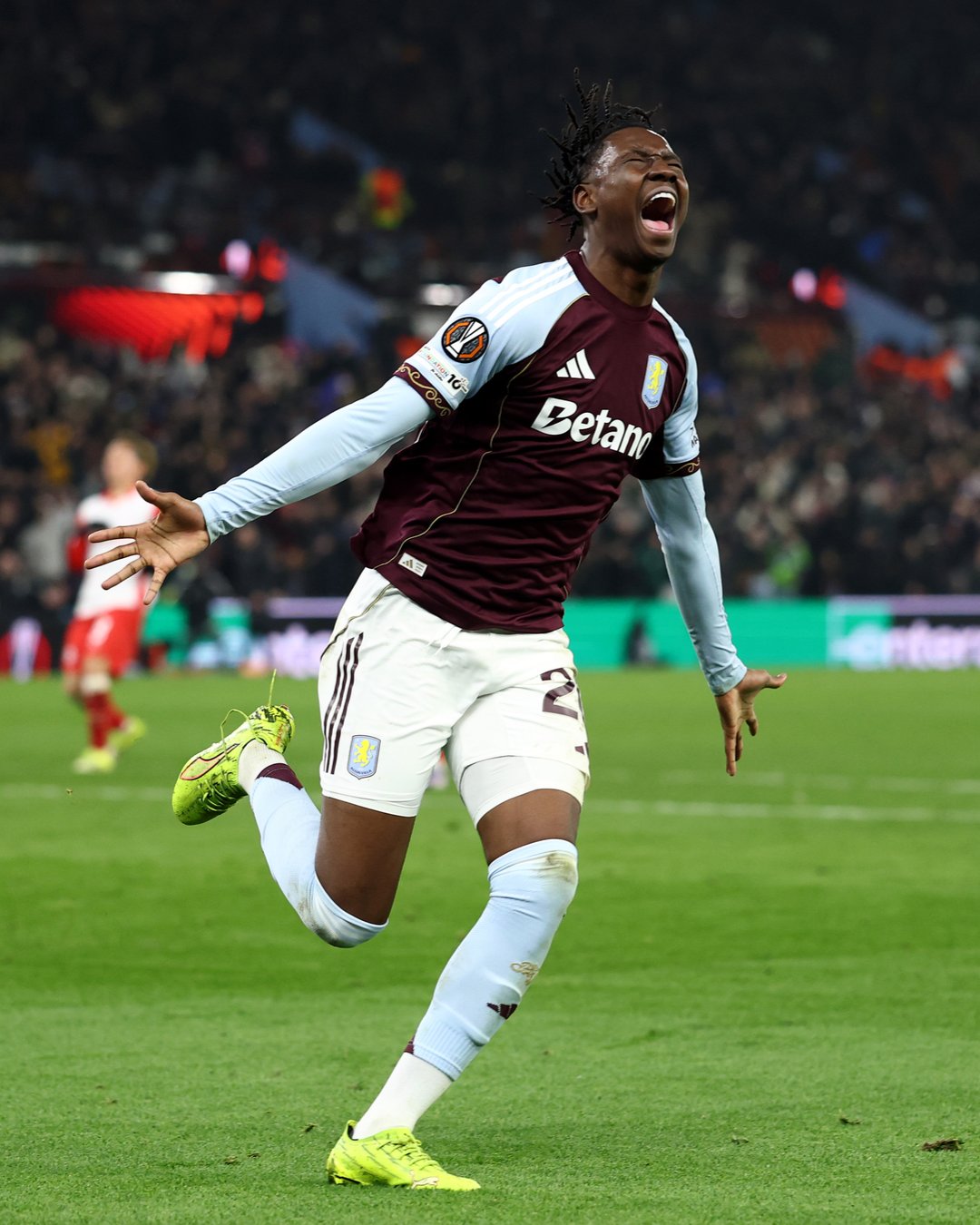 Europa League- Nigerian Mother Burst Into Tears As Son Scores Winner For Aston Villa