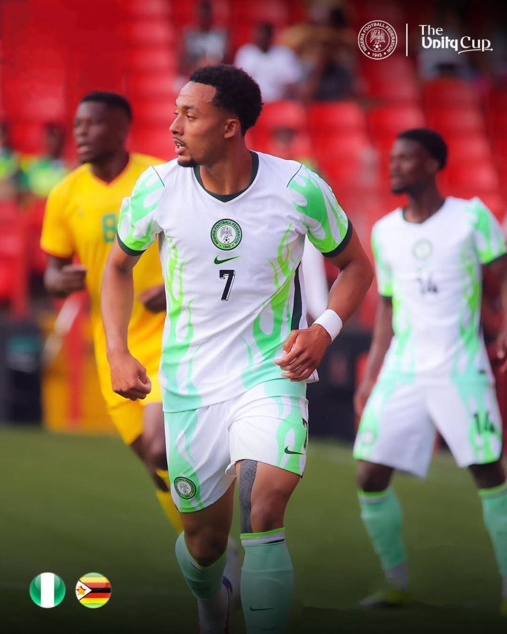 Unity Cup : Femi Azeez Scores Twice In Debut Game For Super Eagles