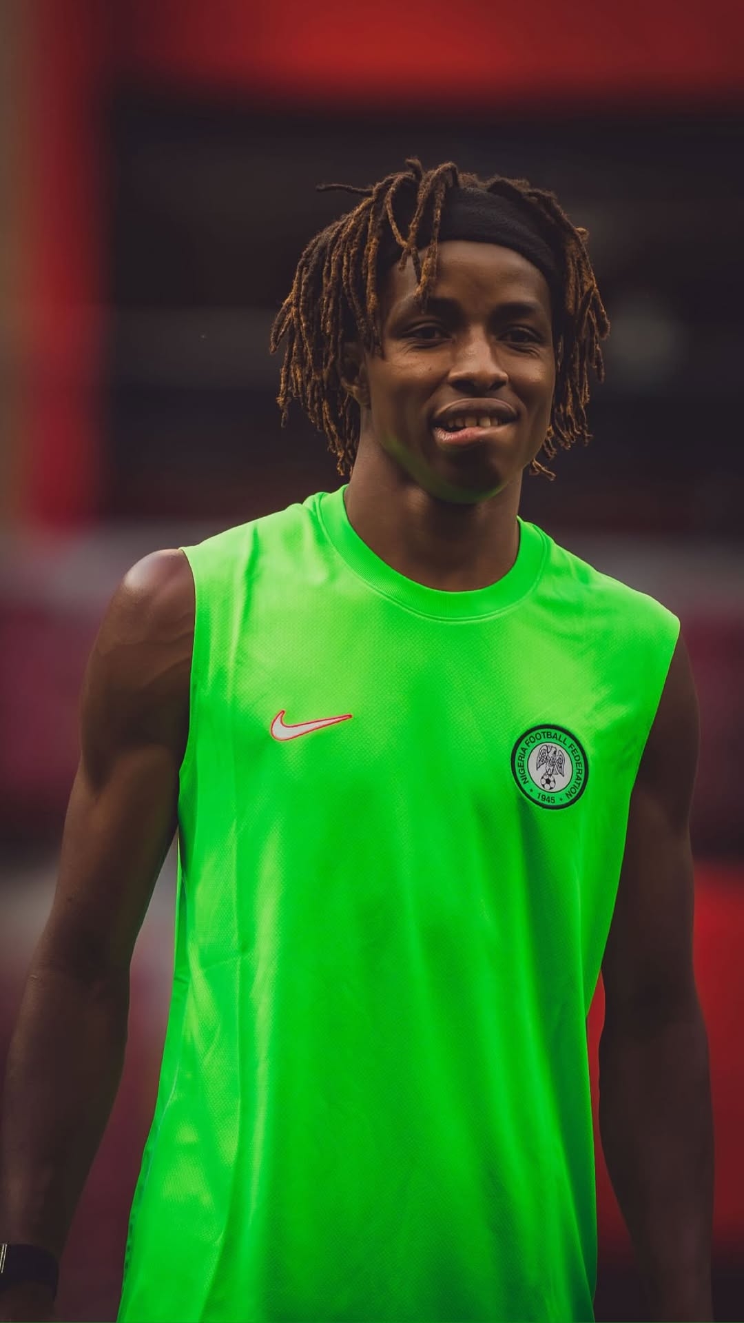 New Boy Bewene Stars, Impresses Chelle In Super Eagles Training