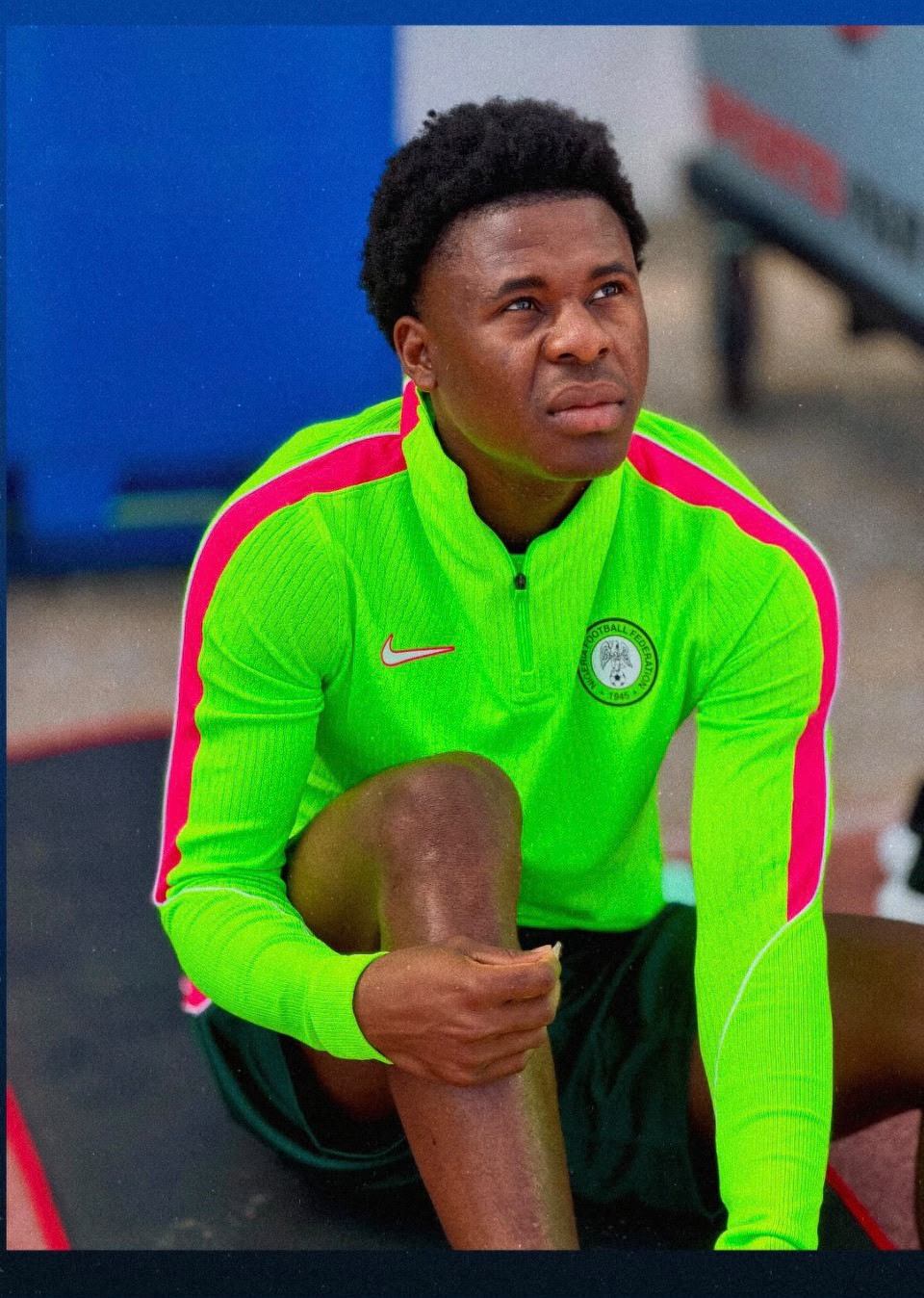 Christian Akpan Steals Attention In Super Eagles Training, Otele Shines