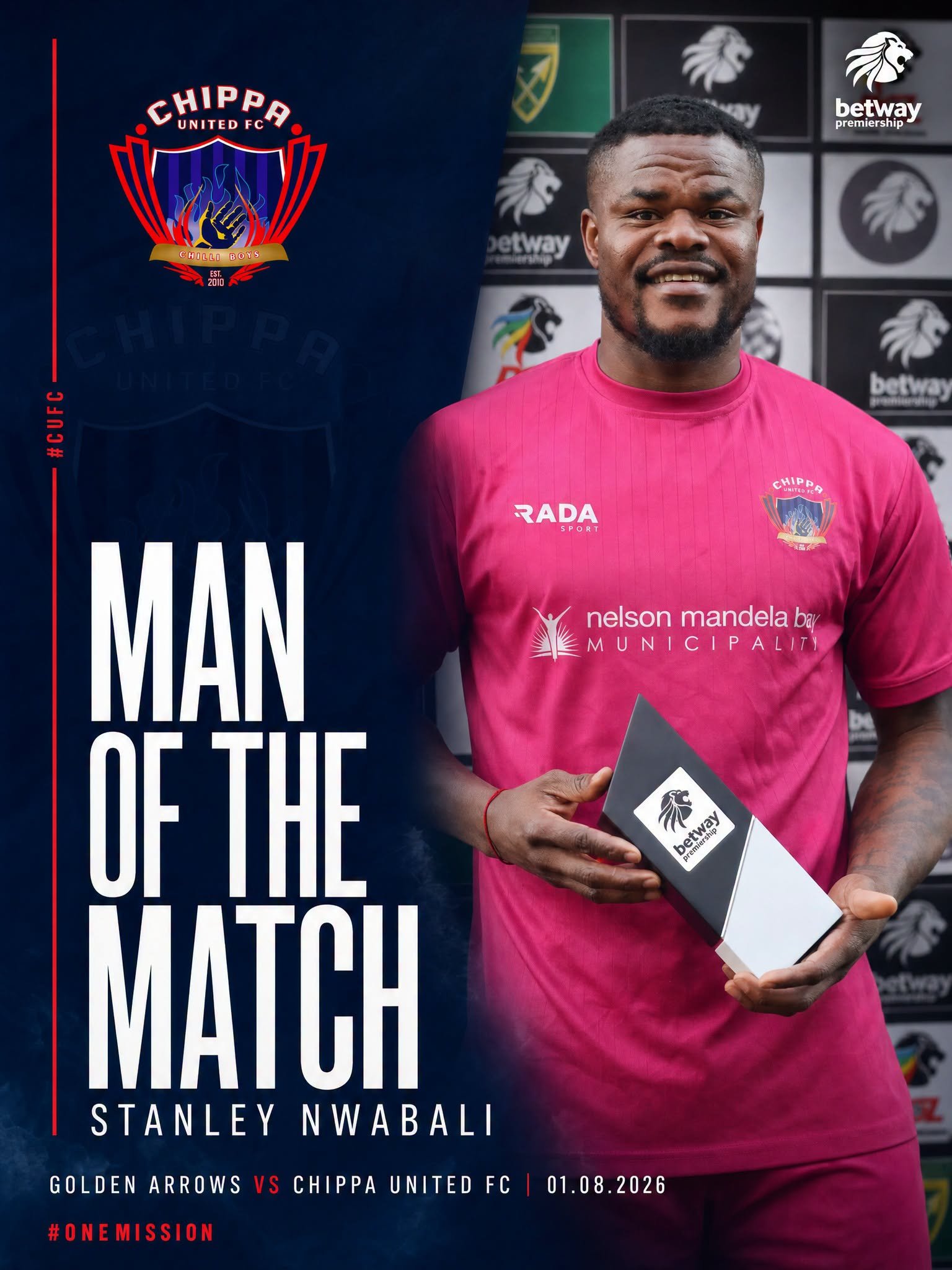 Nwabali Shines For Chippa United In League Opener, Picks Clean Sheet